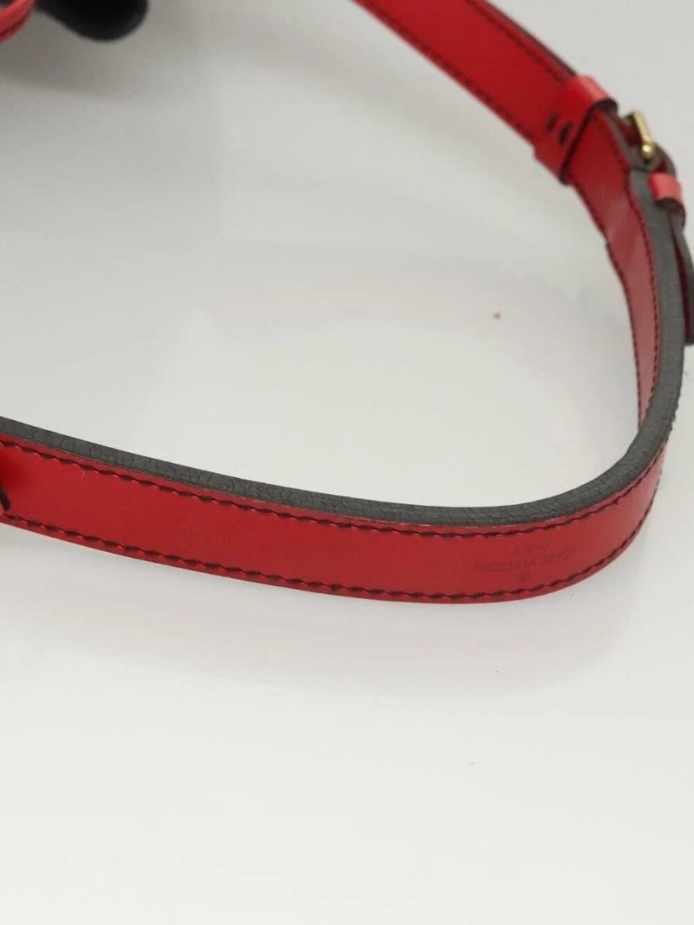 LOUIS VUITTON Epi Noe Shoulder Bag Bicolor Black Red - Picture 8 of 16